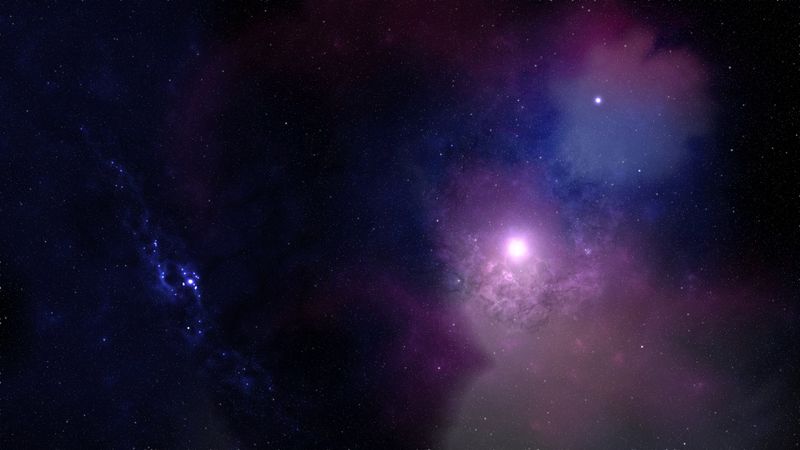Mistyczne niebo z gwiazdami – horoskop 2026